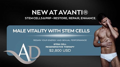 New at Avanti Derma - STEM CELLS & PRP RESTORE, REPAIR, ENHANCE  